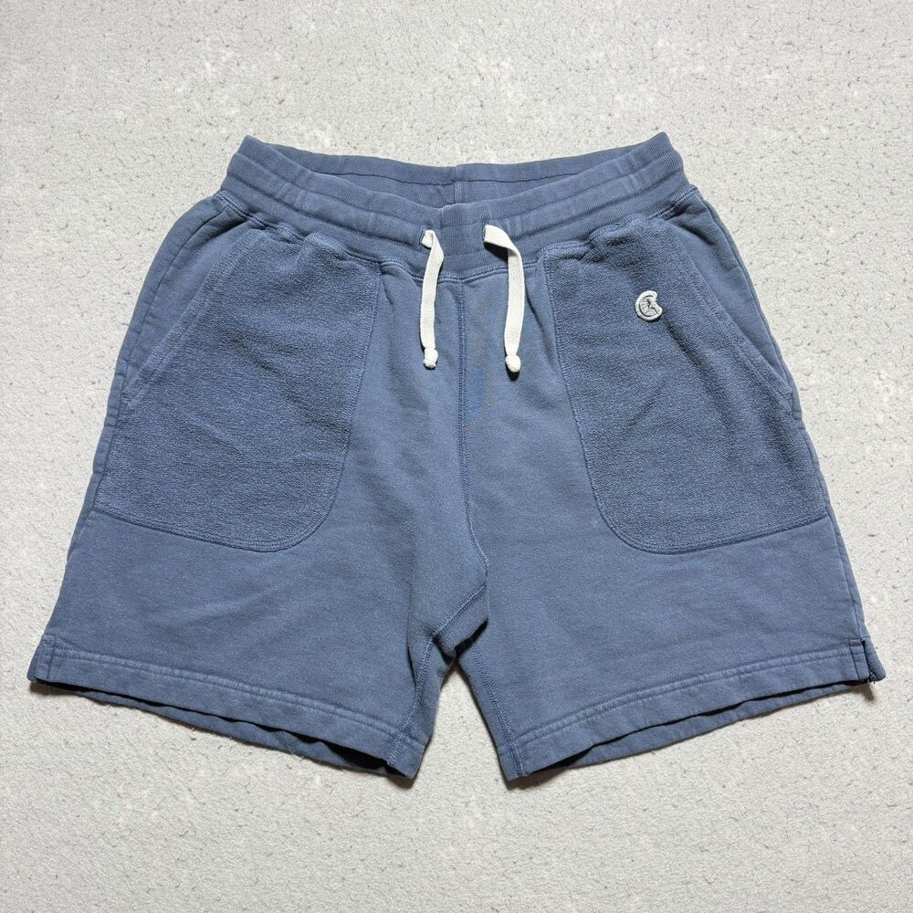 Champion Todd Snyder Shorts Men’s Small Blue Fleece Sweat 6" Drawstring Casual